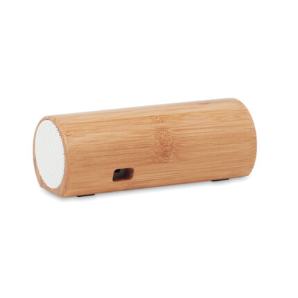 Bamboo stereo speaker