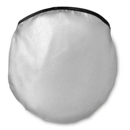 Car sun visor with pouch