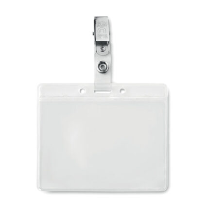 PVC badge holder clip